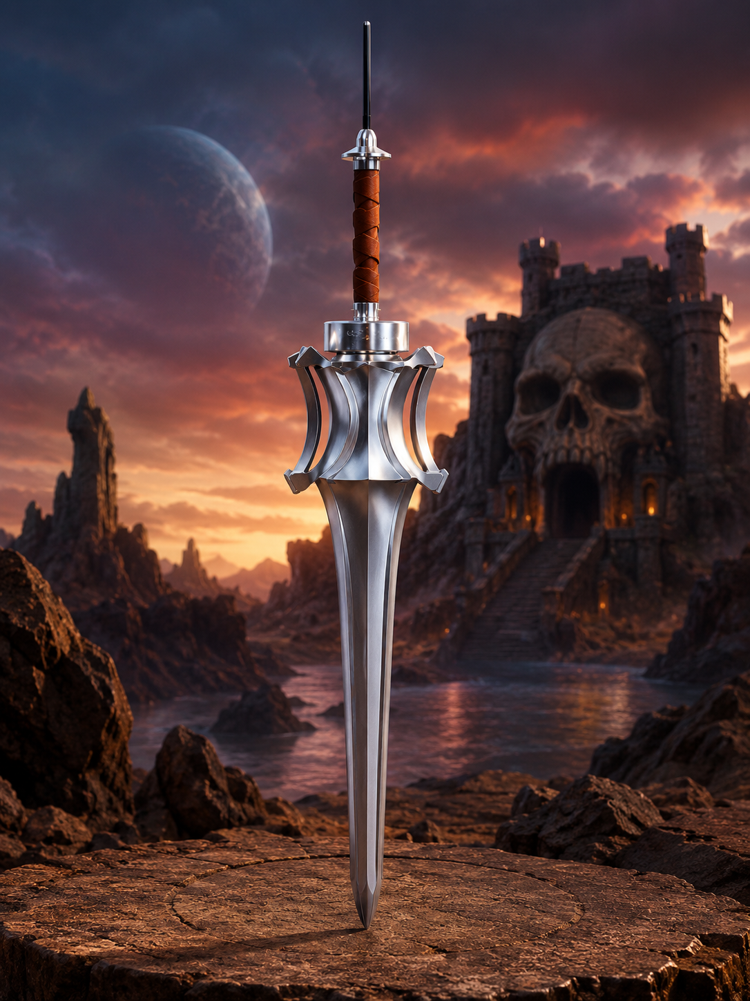 3D Printed Fantasy Sword Beverage Holder, Geek Soda Can Holder, Gamer Desk Decor, RPG Inspired Drink Sleeve, Unique Gift