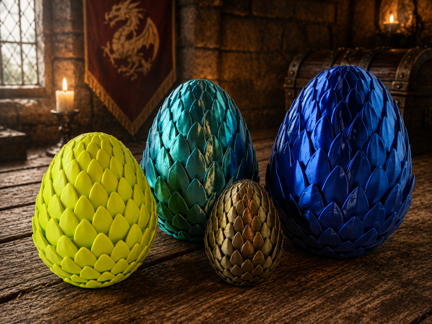14.5 cm Dragon Egg Storage Box 5.7 Inch Fantasy Decor 3D Printed Gift