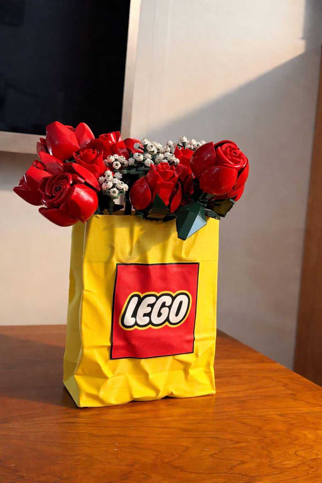 3D Printed Brick Style Planter Organizer Vase Multi Use Storage Bag Design Desk Kitchen Decor Gift