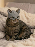 Viking Cat Helmet – 3D Printed Pet Costume | Cute Cat Hat with Horns | Funny Pet Accessory