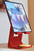 Adjustable Phone & Tablet Stand 3D Printed, Desk Holder for iPhone iPad, Modern Minimalist Stand, Office Setup Accessory